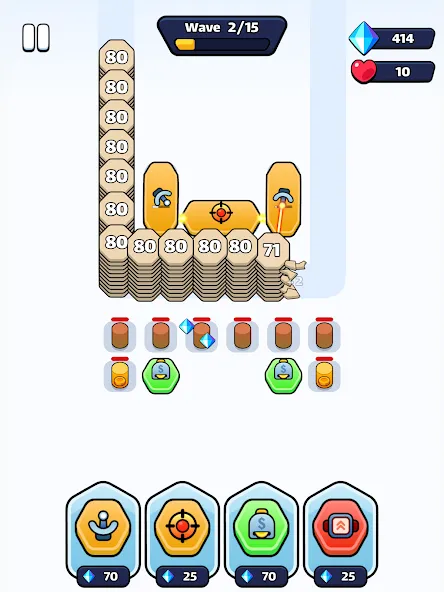 ¡Defensa hexagonal! screenshot 5