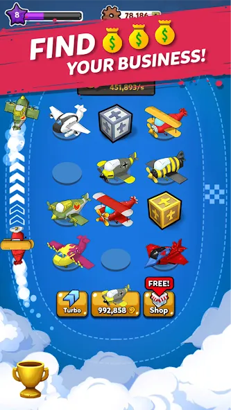 Merge AirPlane: Plane Merger screenshot 3