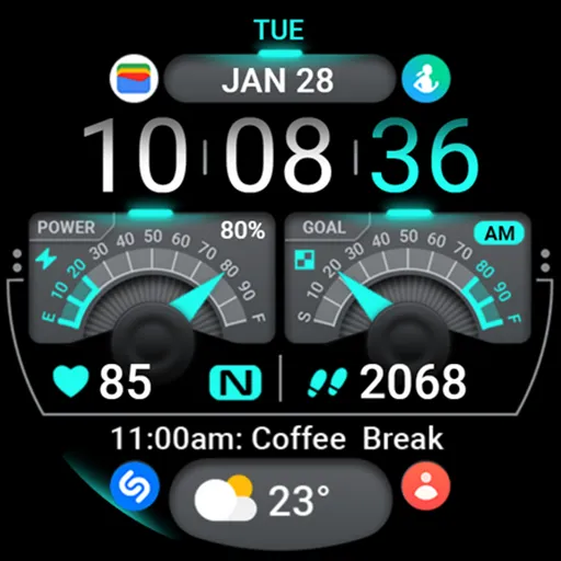 OMG 341 Digital Watch Face screenshot 27