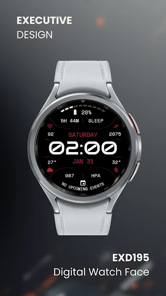 EXD195: Digital Watch Face screenshot 7