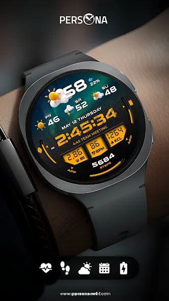 PER60 Extreme Watch Face screenshot 8