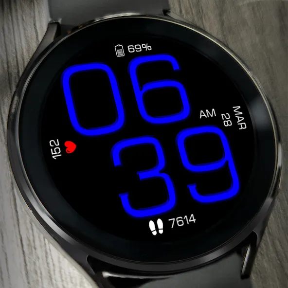Key WF14 Digital Watch Face screenshot 3