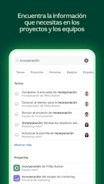 Asana: gestión del trabajo screenshot 6