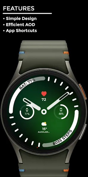 Night ver 42 - watch face screenshot 2