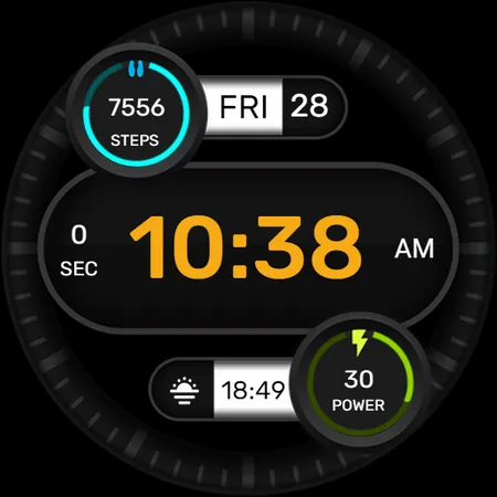 IA130 Simple Digital Watchface screenshot 10