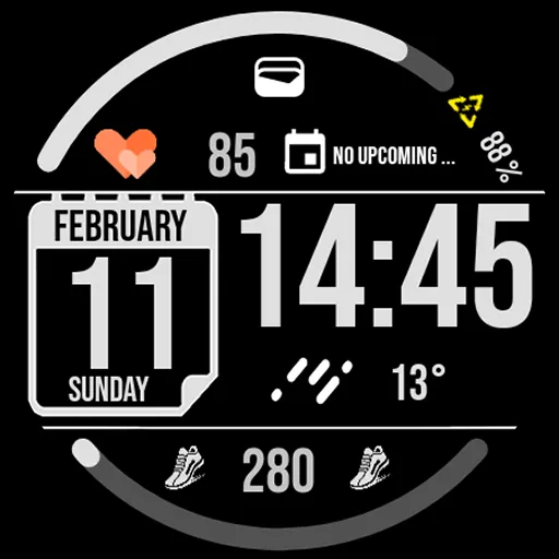 Digital Watch Face MB110 screenshot 23