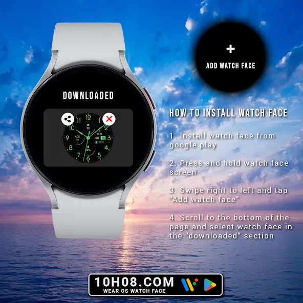Watch face 10h08.com #133 screenshot 8