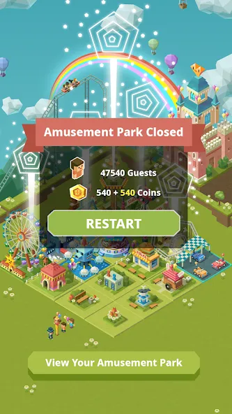 Merge Tycoon: 2048 Theme Park screenshot 6