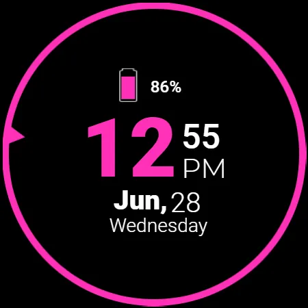 Digital Tick: Watch Face screenshot 9