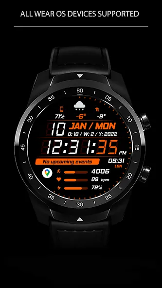 WFP 242 Sporty watch face screenshot 6