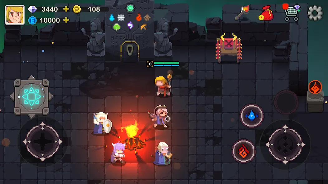 Elemental Dungeon: Roguelike screenshot 1