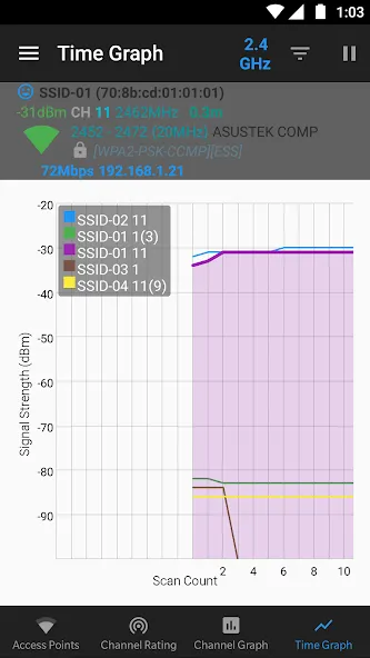 WiFi Analyzer (open-source) screenshot 12