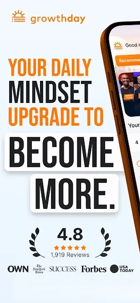 GrowthDay: Motivation Mindset screenshot 1