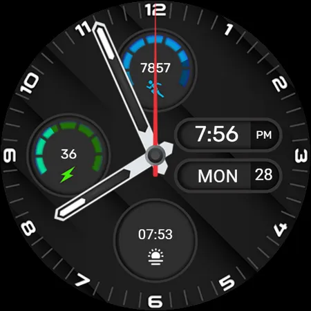 IA124 Classic Hybrid Watchface screenshot 9