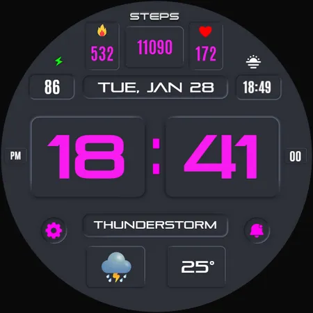 Suva Digital Watch Face screenshot 35