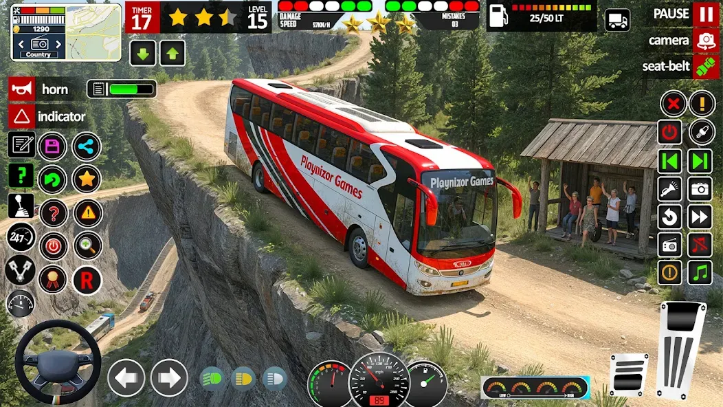 Offroad Bus Driving Impossible screenshot 4