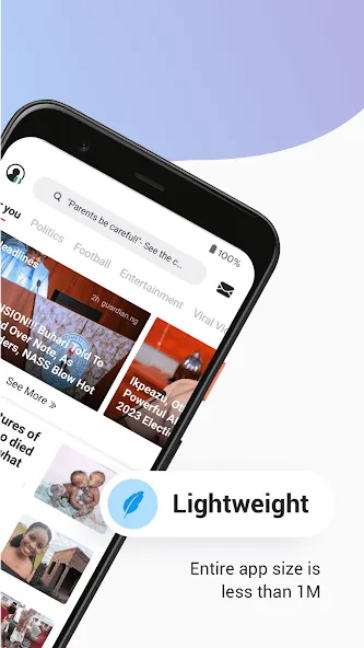 Opera News Lite - Less Data screenshot 2