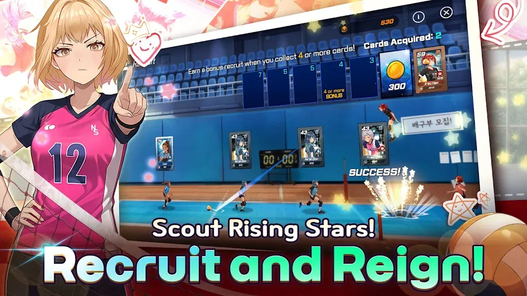 Volley Girls:High School Story screenshot 5