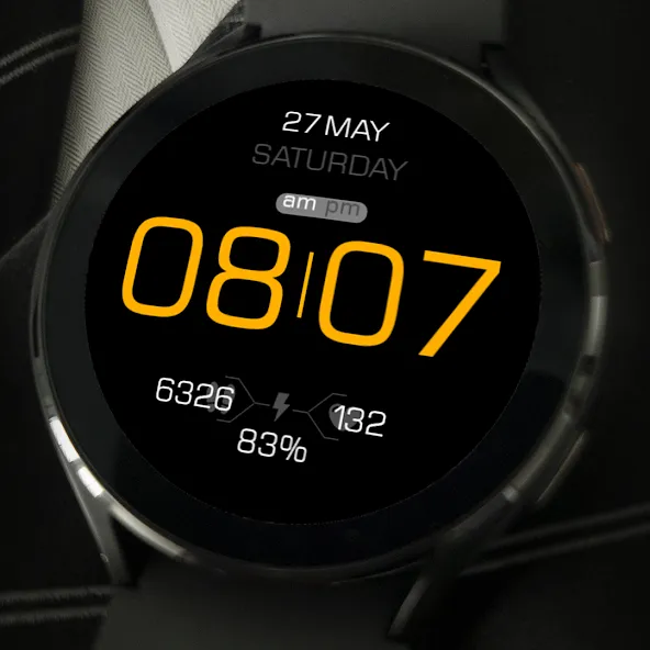 Key061 Digital Watch Face screenshot 4