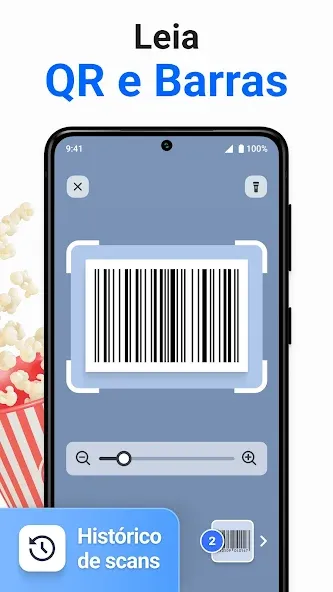 Leitor de Código QR e Barras + screenshot 1