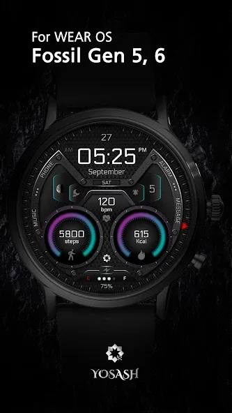 A370 Neon Watch Face screenshot 4