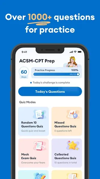 ACSM CPT Fitness Prep 2026 screenshot 1