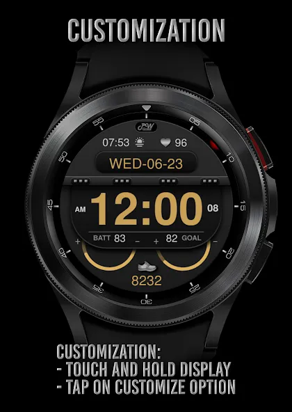 PW36 3D Digital Glow Watch screenshot 5