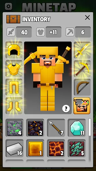 Minetap – Merge rpg clicker screenshot 4