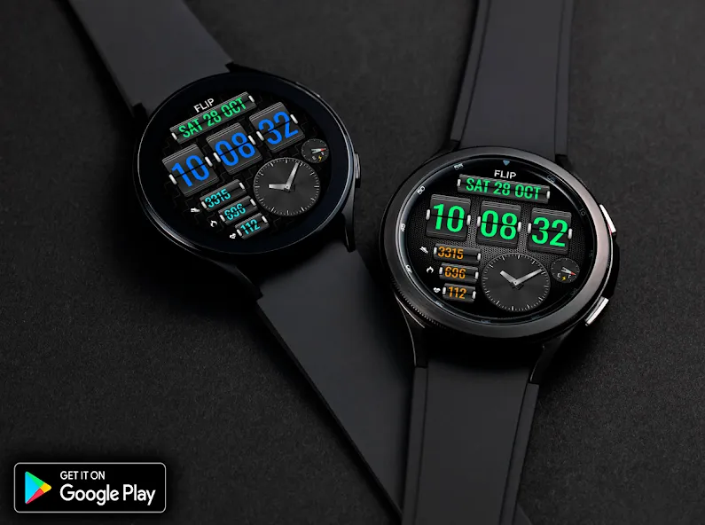 DIGI FLIP URX16 Watch face screenshot 2