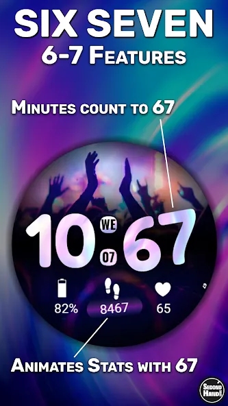 SHL Six Seven Watch Face screenshot 11