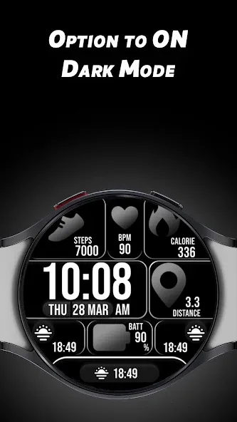 Colorful Tiles - Watch face screenshot 3