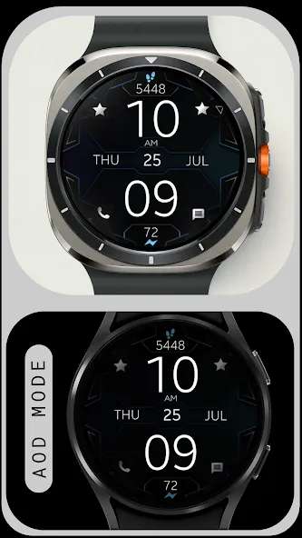 Dream 57 Futuristic Watch Face screenshot 5