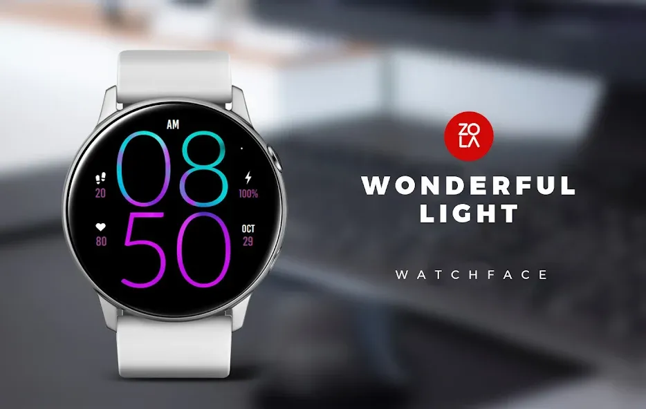 Wonderful Light Watch Face screenshot 1