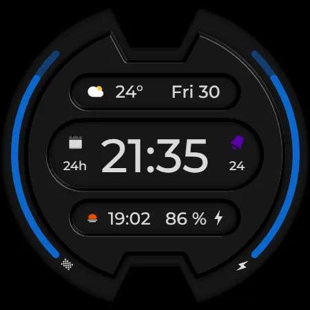 DADAM56: Digital Watch Face screenshot 17