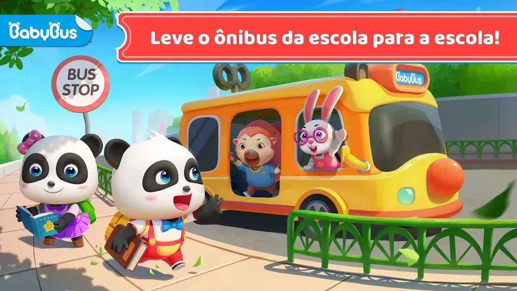 Ônibus Escolar do Bebê Panda screenshot 1