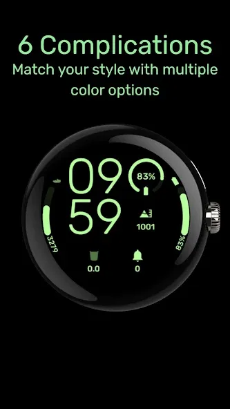 Infocenter - WearOS Watchface screenshot 4
