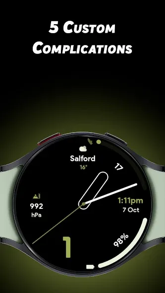 Dark Analog - Watch face screenshot 5