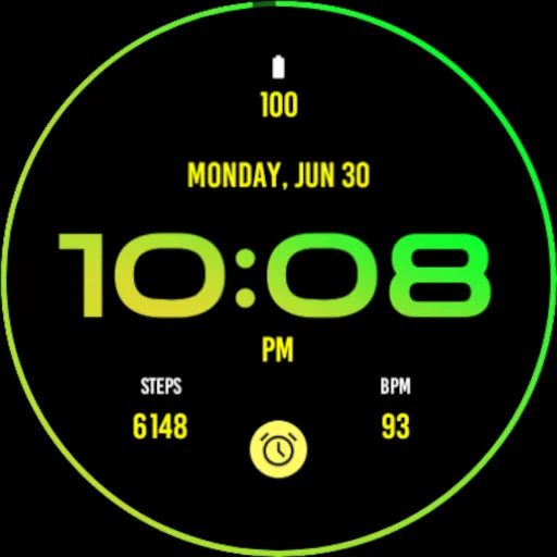 Mango Gradient Watch Face screenshot 4