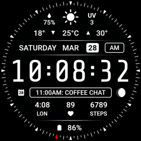 Watch face 10h08.com #146 screenshot 25