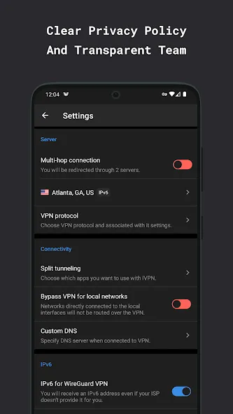 IVPN screenshot 4