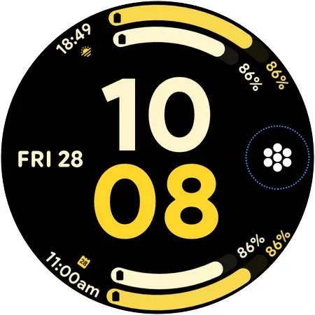 Digital Arc - Watch face screenshot 8