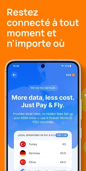 Yesim: eSIM Internet Voyage screenshot 6