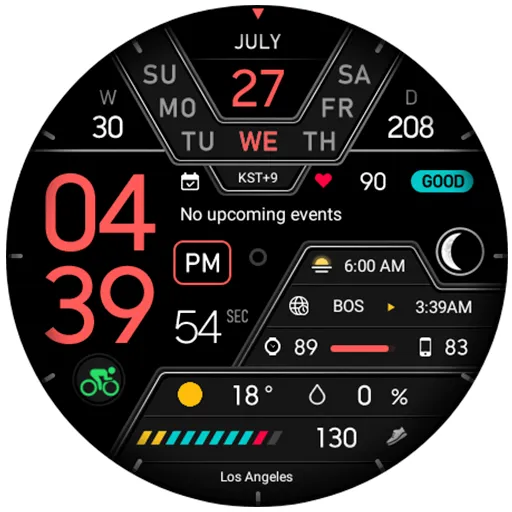 9INE 001e: Hybrid watch face screenshot 11