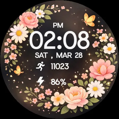 Cute Floral Aesthetic Watch screenshot 22