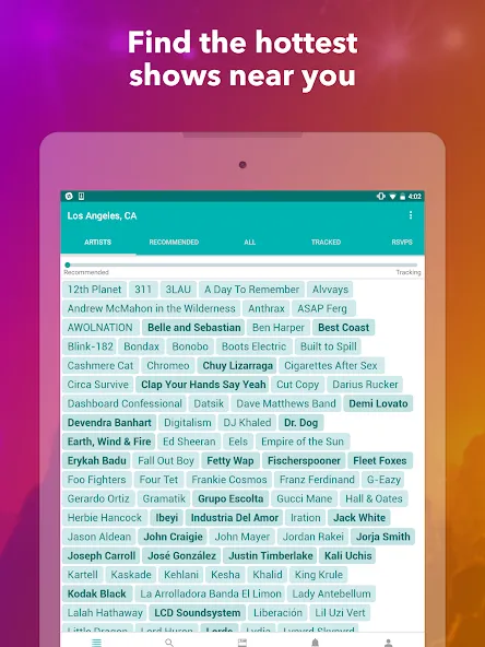 Bandsintown Concerts screenshot 11