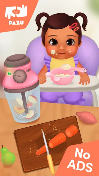 Juego de cuidado del bebé screenshot 2