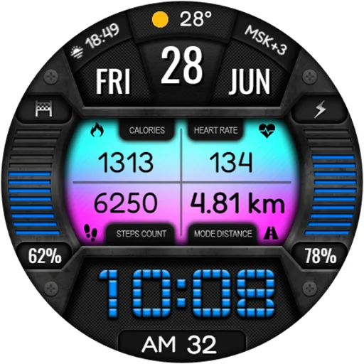 TUNADAS WS04 Watch face screenshot 20