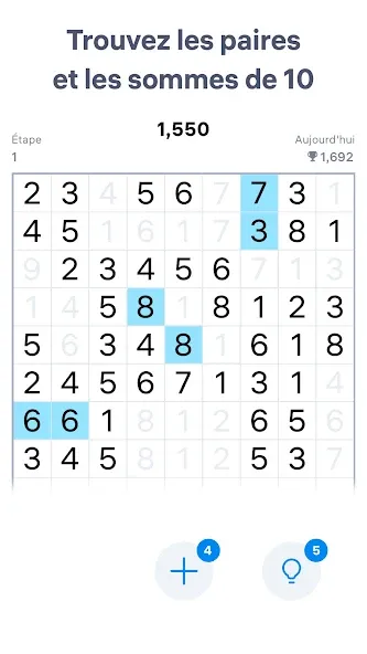 Number Match: Jeu de réflexion screenshot 1