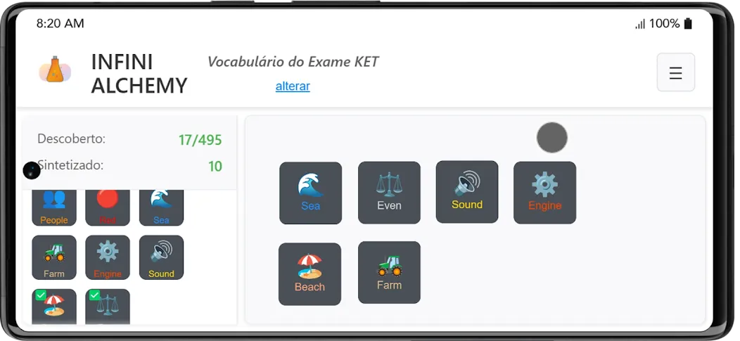 Infini Alchemy - Vocab Up screenshot 4