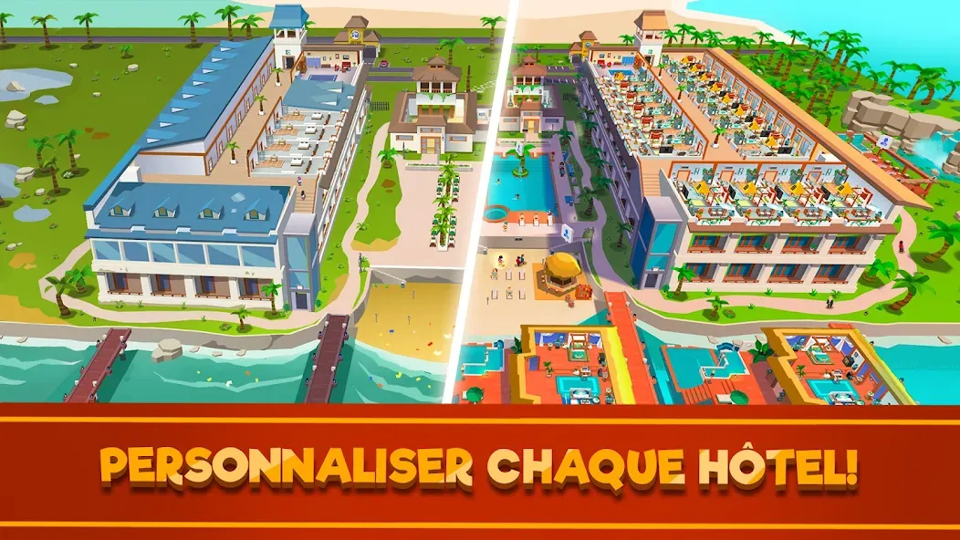 Idle Hotel Empire Tycoon-Jeu screenshot 1